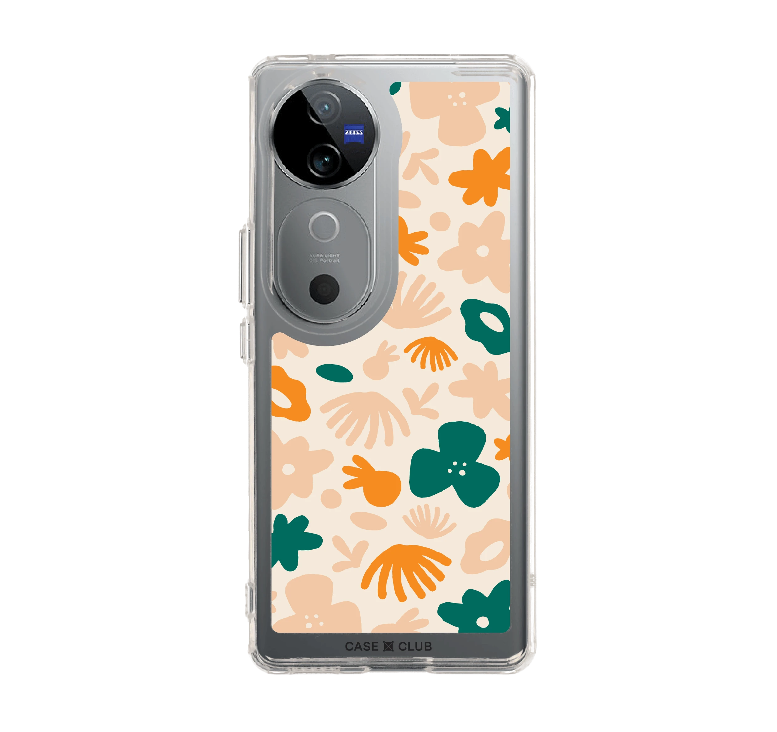 orange flower pattern